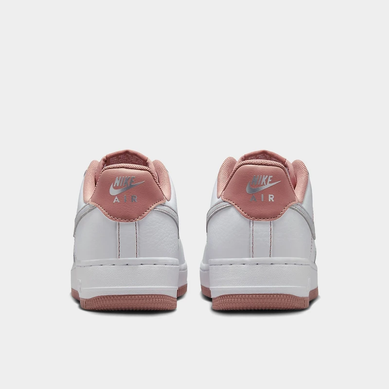 Nike Women's Air Force 1 '07 Mini Jewel White / Particle Pink - Metallic Silver