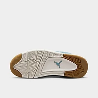 Jordan Women's 4 Retro Sail / Gum Light Brown - Worn Denim