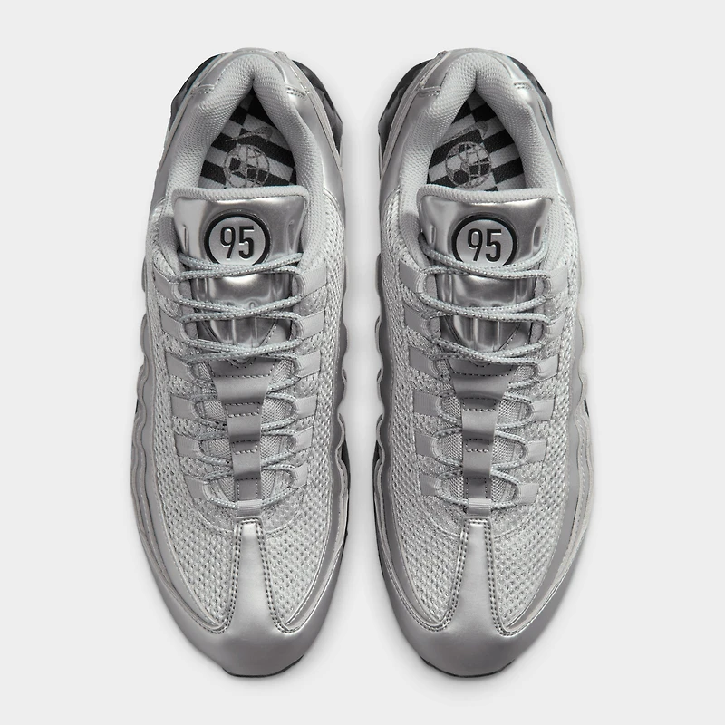 Nike Air Max 95 Big Bubble SE Argent / Noir