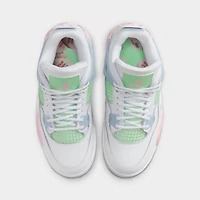 Jordan 4 Retro GS White / Medium Soft Pink - Half Blue