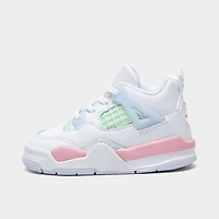 Jordan 4 Retro TD White / Medium Soft Pink - Half Blue