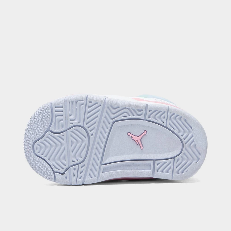 Jordan 4 Retro TD White / Medium Soft Pink - Half Blue