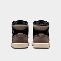 Jordan 1 Mid Noir / Gris Olive
