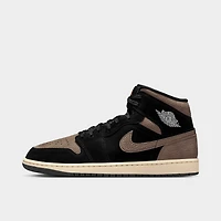 Jordan 1 Mid Black/Olive Grey