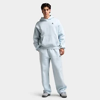 Jordan Brooklyn Fleece Oversized Open Hem Pants / Aura