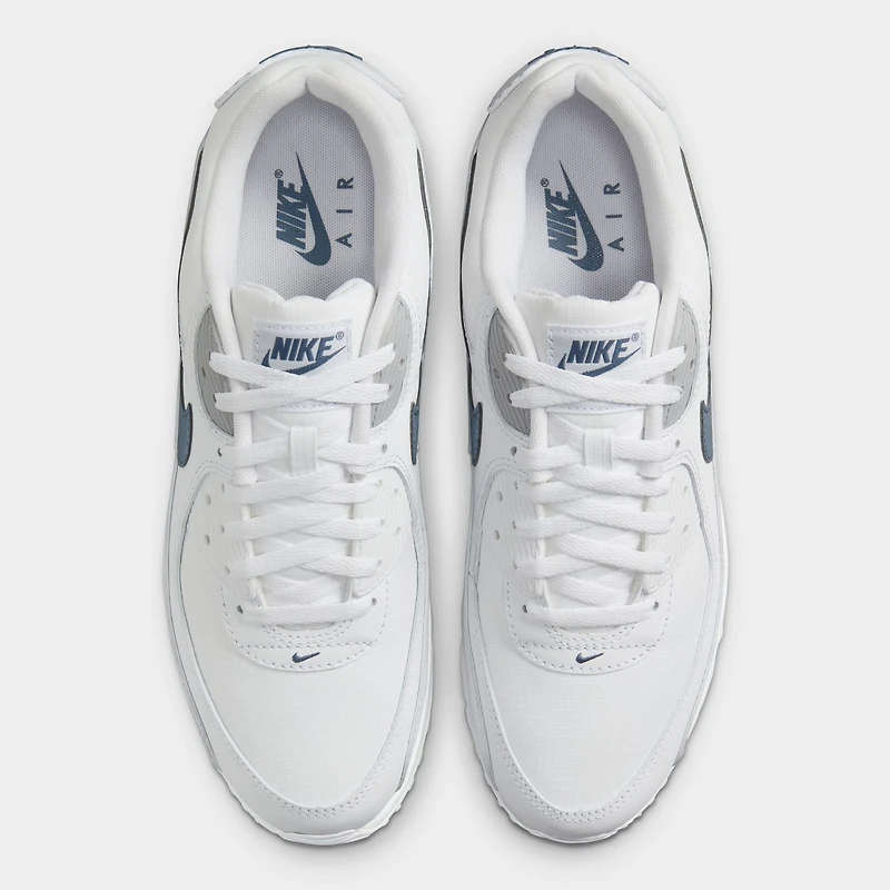 Nike Air Max 90 White / Diffused Blue - Wolf Grey