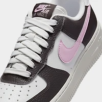 Nike Women's Air Force 1 '07 Summit White / Pink Foam - Medium Ash