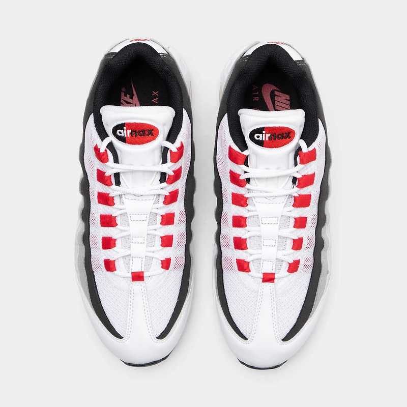 Nike Air Max 95 White / Comet Red - Neutral Grey