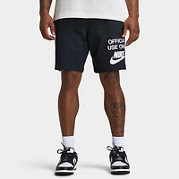 Nike Club Knit Shorts Black / - White