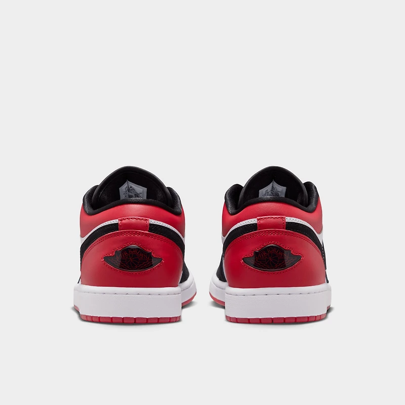Jordan 1 Low White / Black - Varsity Red