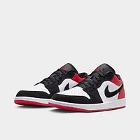 Jordan 1 Low White / Black - Varsity Red