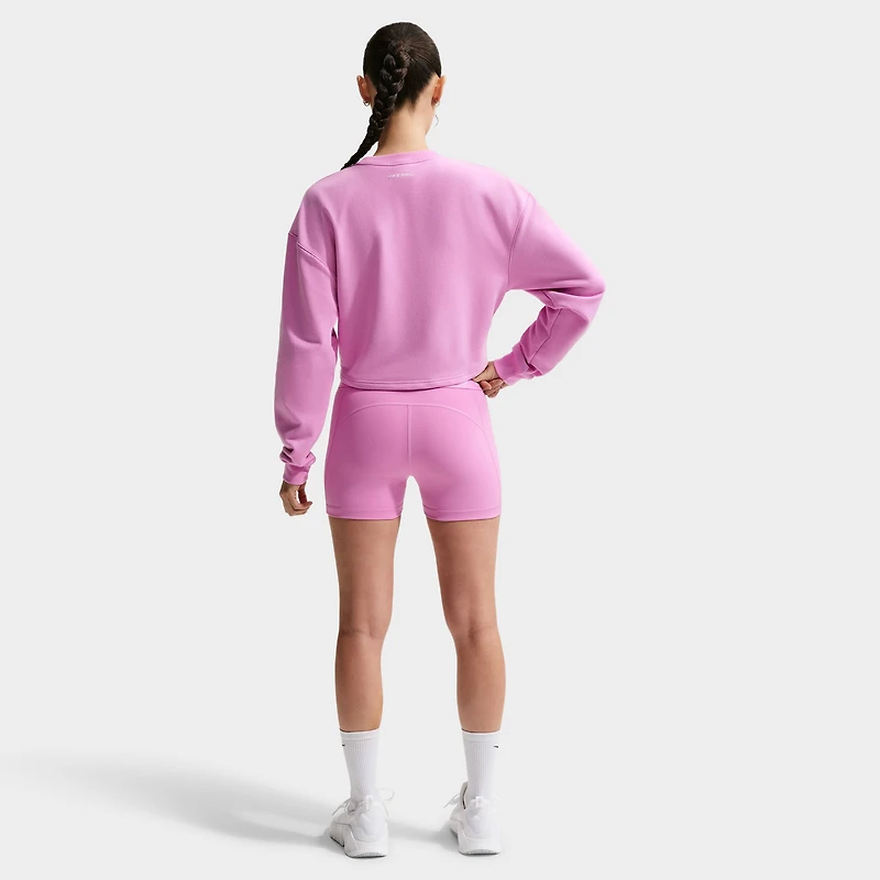 Nike Sportswear Women's Dry Fit Crew Fleece Light Magenta / Ice Peach