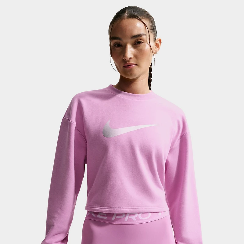 Nike Sportswear Dry Fit Chandail polaire pour femmes Magenta clair/pêche glacée