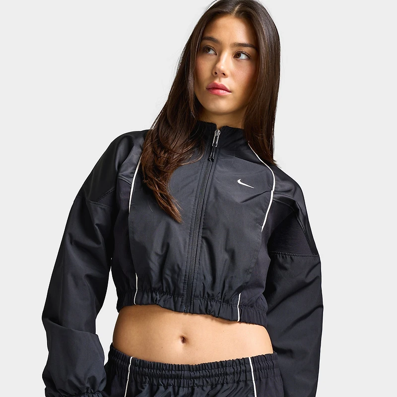 Nike Sportswear Veste de survêtement courte pour femme / Noir