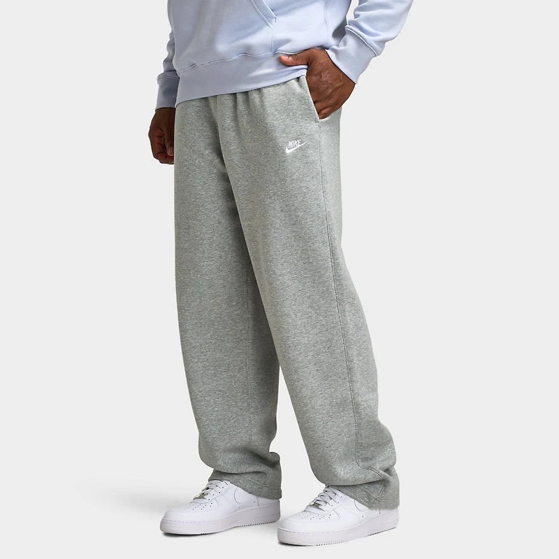 Nike Club Fleece Bungee Pants / Heather Grey