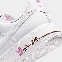 Nike Femmes Air Force 1 Blanc / - Rose Plaisir