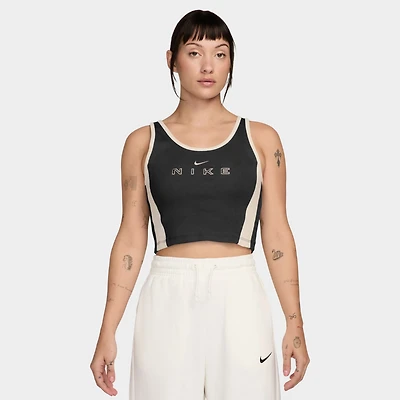 Nike Sportswear Women's Street Tank /  Black Chalk