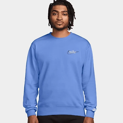 Nike Sportswear Club Fleece Crew Sweatshirt / Blue