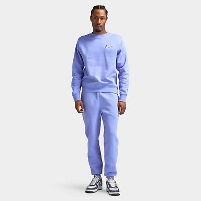 Nike Sportswear Club Fleece Crew Sweatshirt / Blue