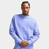 Nike Sportswear Club Fleece Crew Sweatshirt / Blue