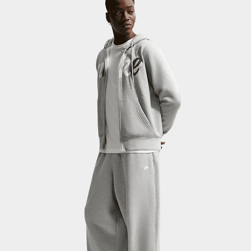 Nike Sportswear Club Oversized French Terry Pants / Grey Heather