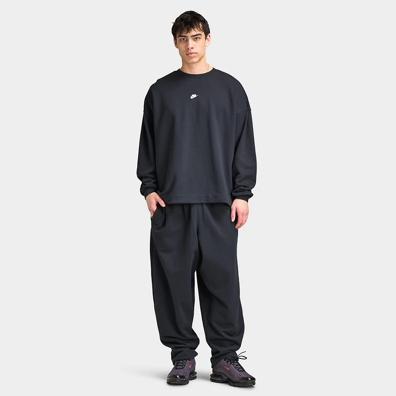 Nike Sportswear Oversized French-Terry Crew / Black