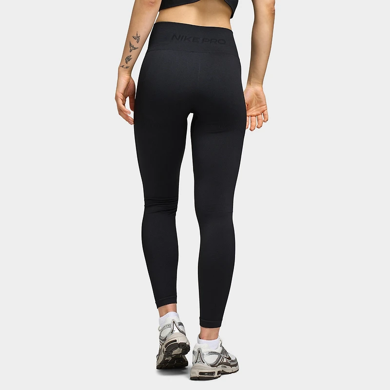 Nike Pro Women's Dry Fit Seamless Highrise 7/8 Tight / Black