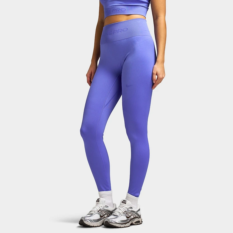 Nike Pro Women's Dry Fit Seamless Highrise 7/8 Tight / Sapphire