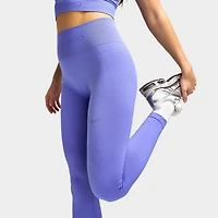 Nike Pro Legging 7/8 sans coutures Dry Fit taille haute pour femmes / Saphir