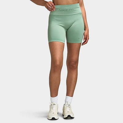 Nike Femmes Taille haute sans coutures 5 pouces Short / Vapeur