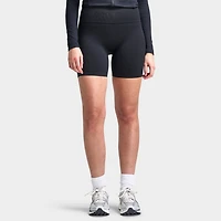 Nike Pro Women's Dry Fit Seamless Highrise 5" Shorts / Black