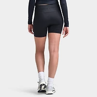 Nike Pro Dry Fit Seamless Short taille haute 12,7 cm pour femmes / Noir