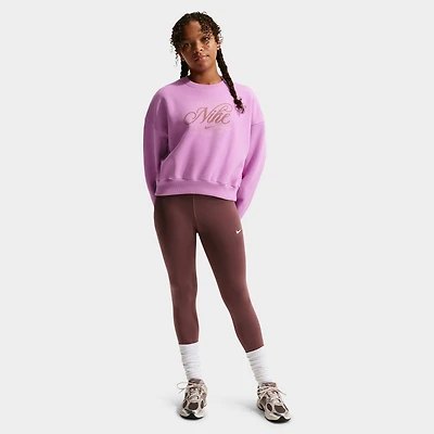 Nike Sportswear chandail à capuche junior Club Fleece Boxy Crew / Magenta clair