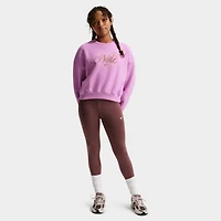 Nike Sportswear chandail à capuche junior Club Fleece Boxy Crew / Magenta clair