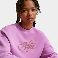 Nike Sportswear chandail à capuche junior Club Fleece Boxy Crew / Magenta clair