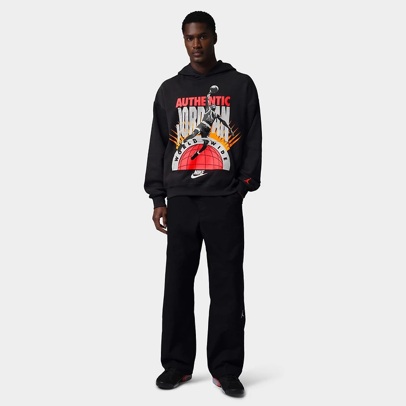Jordan Brooklyn Fleece Hoodie Off Noir / Infrared 23