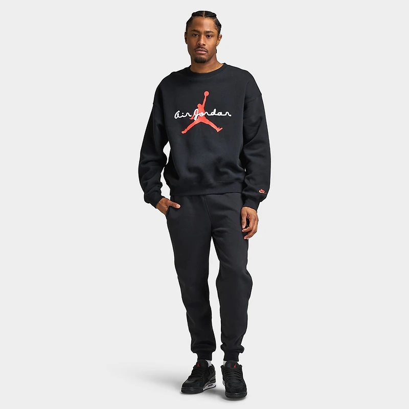Jordan Brooklyn Fleece Crew / Black