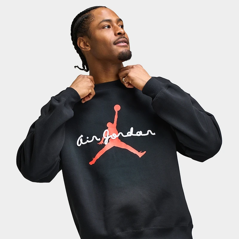 Jordan Brooklyn Fleece Crew / Black