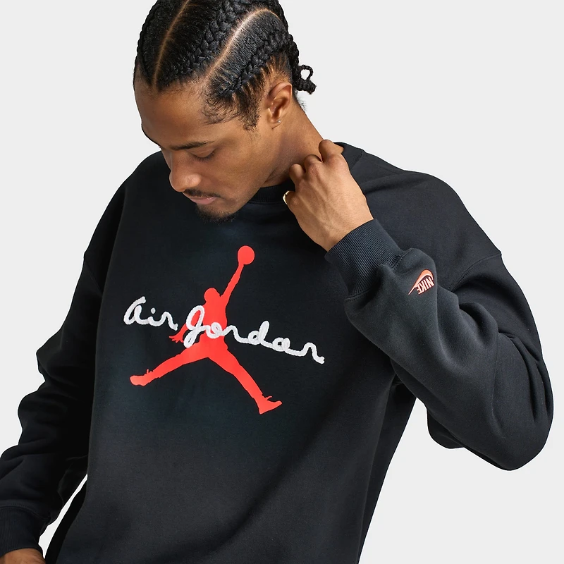 Jordan Brooklyn Fleece Crew / Black