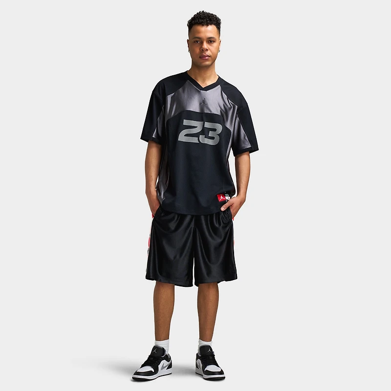 Jordan Flight Men's Short-Sleeve Jersey Black / Iron Grey - University