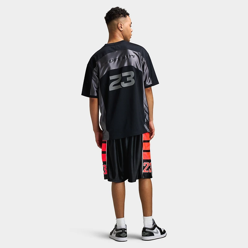 Jordan Flight Men's Short-Sleeve Jersey Black / Iron Grey - University