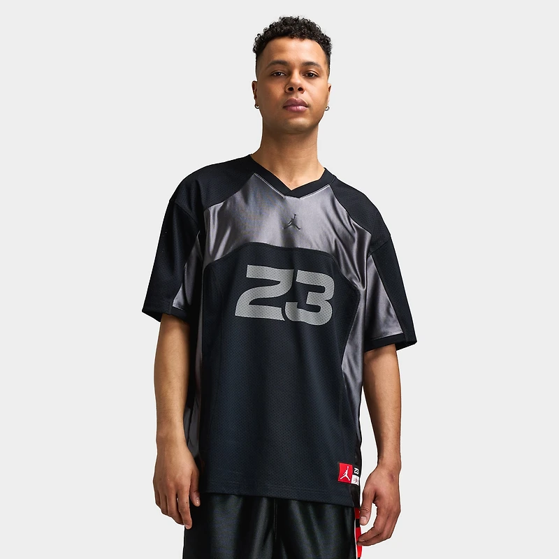 Jordan Flight Men's Short-Sleeve Jersey Black / Iron Grey - University