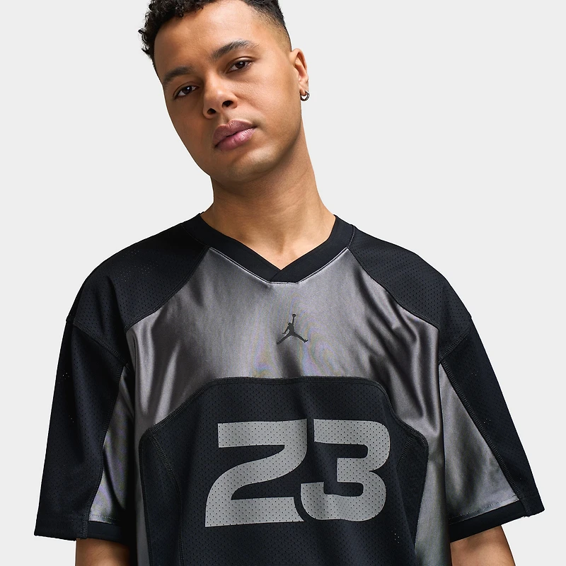 Jordan Flight Men's Short-Sleeve Jersey Black / Iron Grey - University