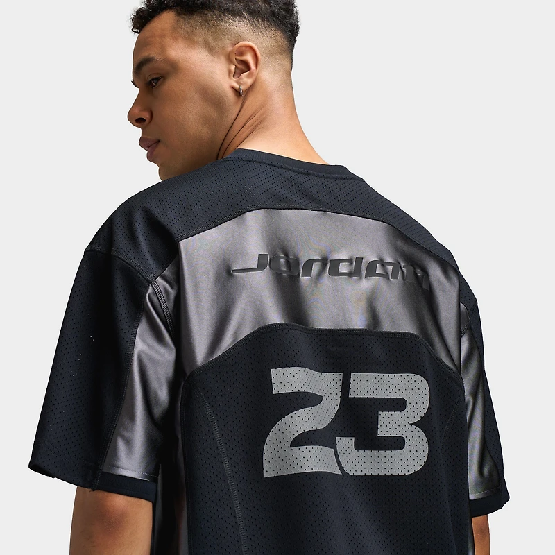 Jordan Flight Men's Short-Sleeve Jersey Black / Iron Grey - University