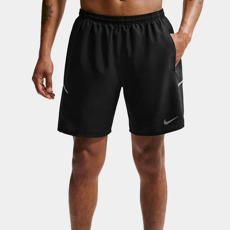 Nike Miler Short Noir / Argent réfléchissant