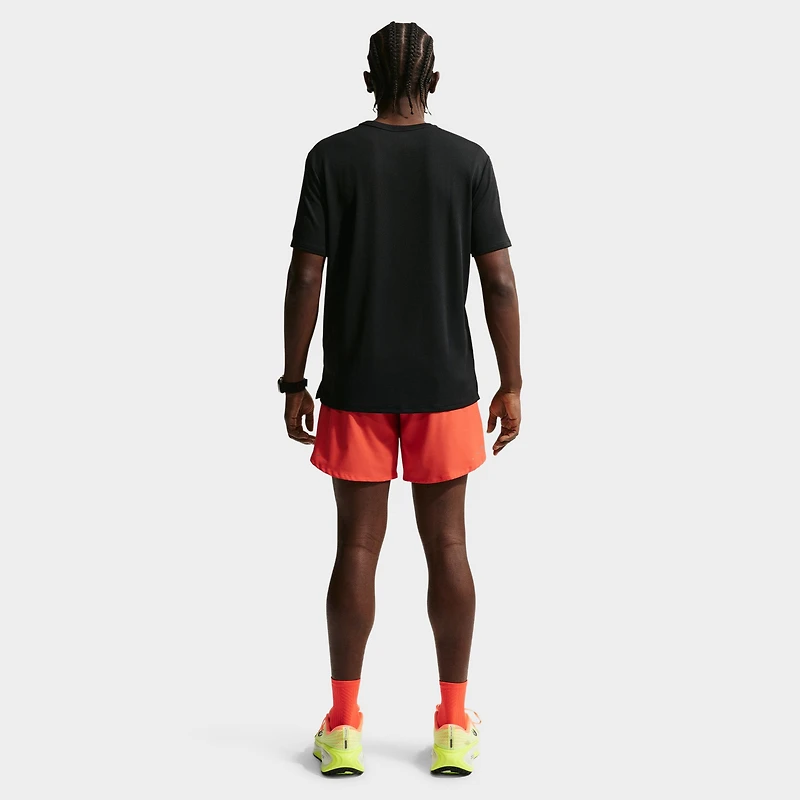Nike UV Miler Basic T-Shirt Black / Reflective Silver