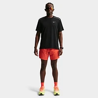 Nike UV Miler Basic T-Shirt Black / Reflective Silver