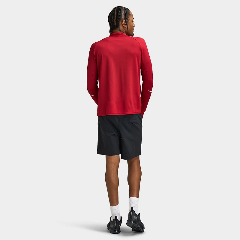 Nike Dri-Fit UV Miler Half Zip / Tough Red