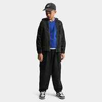 Nike Juniors' Denim Full-Zip Hooded Jacket Black / Anthracite