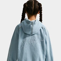 Nike Sportswear Juniors' Denim Full Zip Jacket / Light Armory Blue
